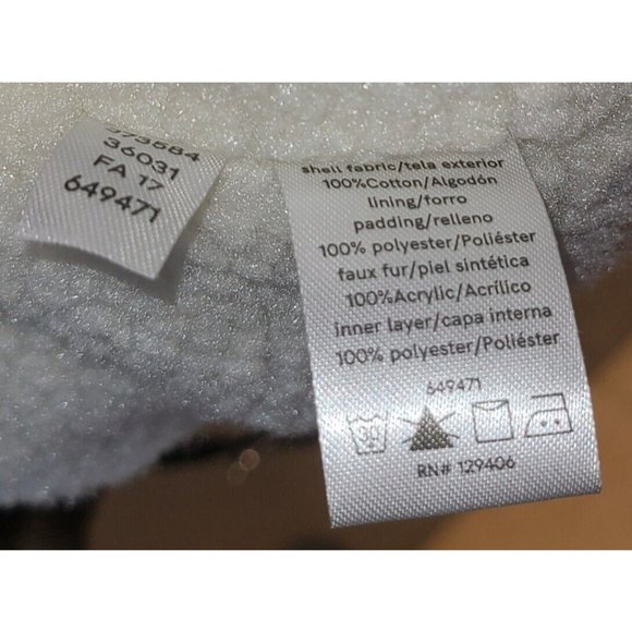 Venus Women's Hooded Winter Coat Sz 6 red Faux fur green military style Full zip - Picture 8 of 9